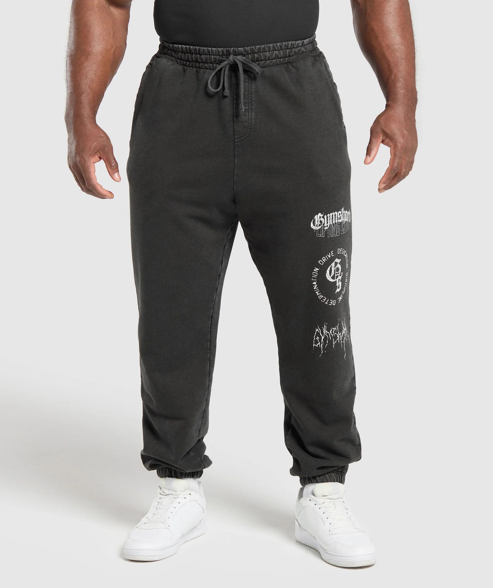 Gymshark - Distressed Graphic Joggers