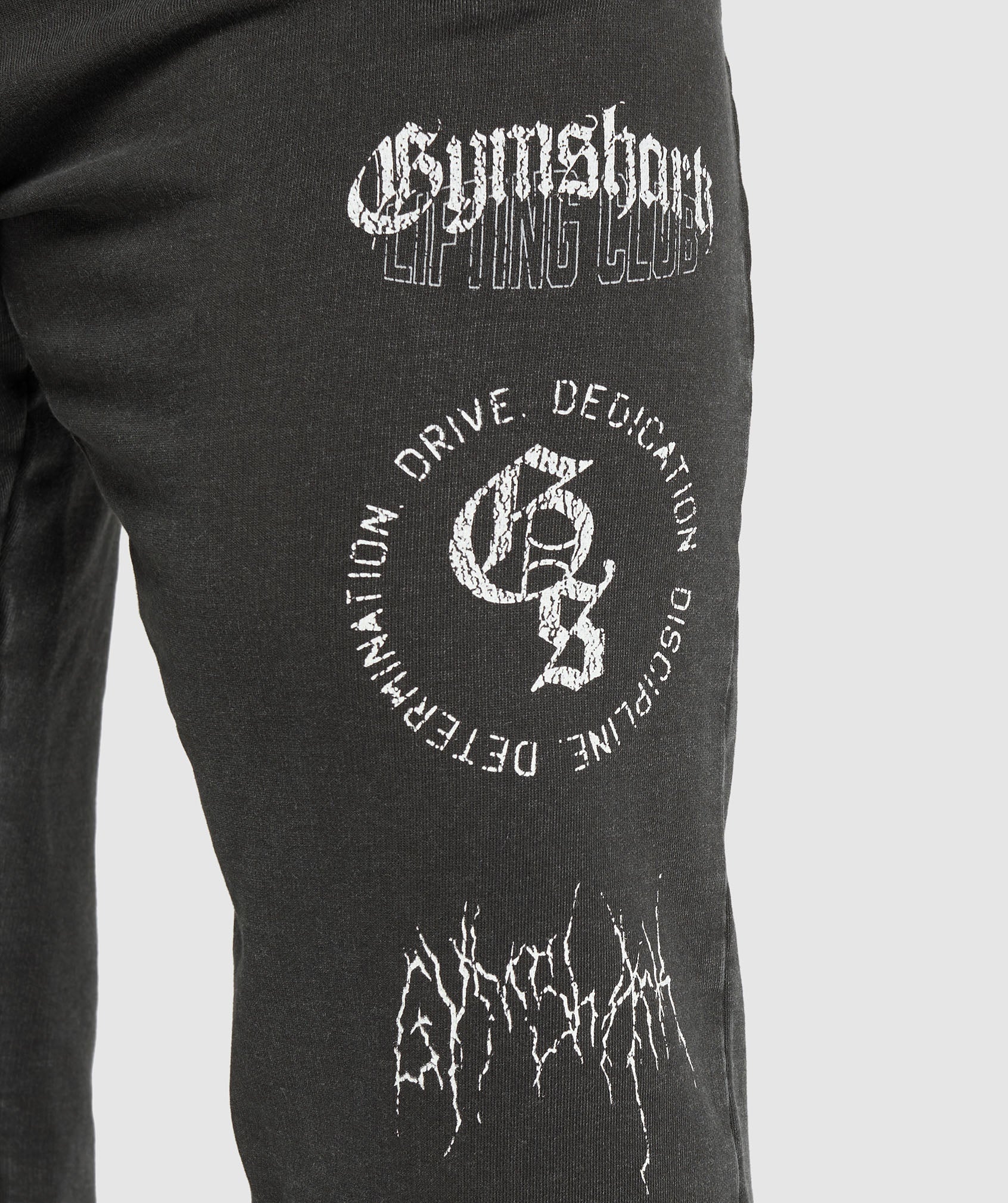 Gymshark - Distressed Graphic Joggers
