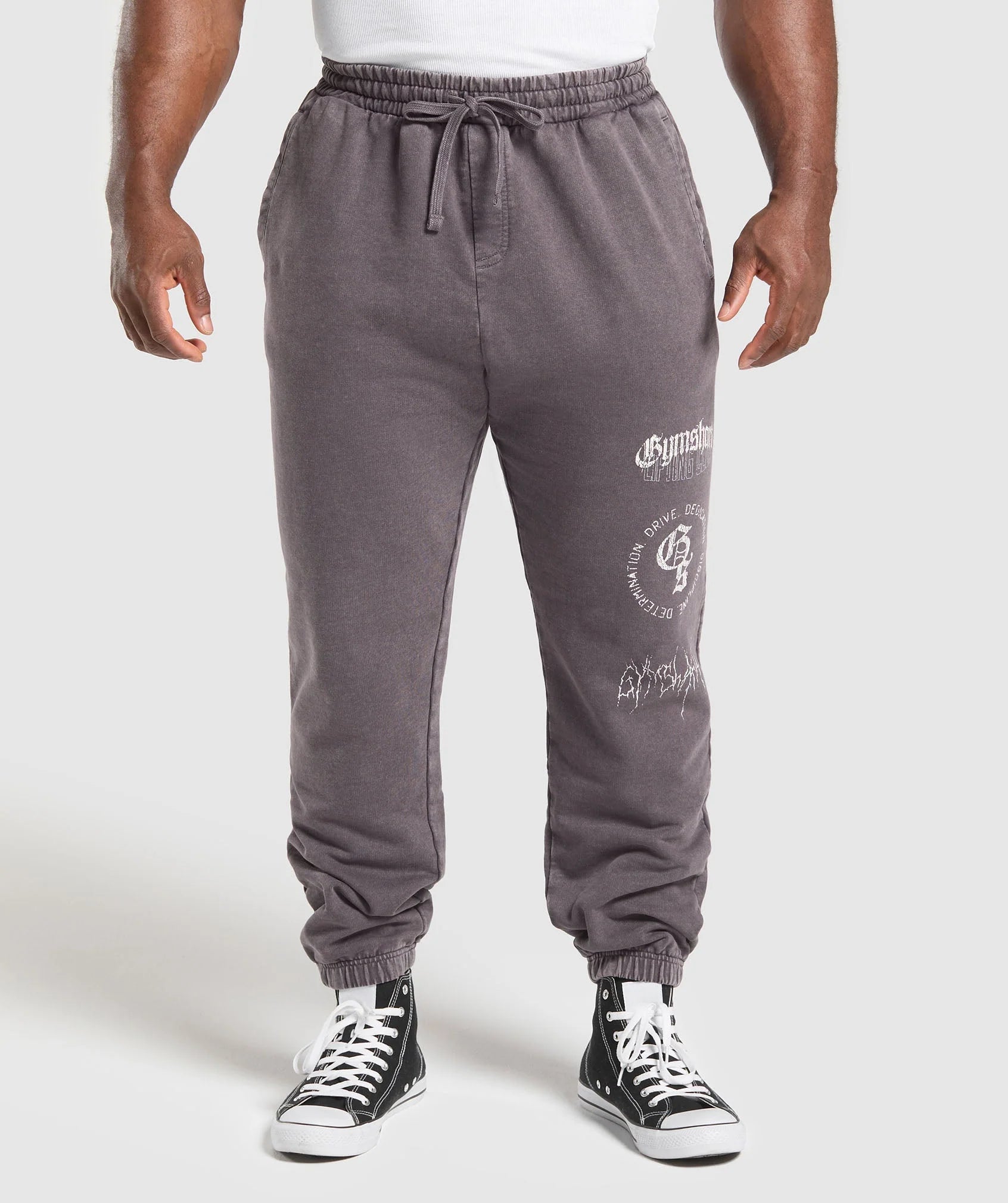 Gymshark - Distressed Graphic Joggers