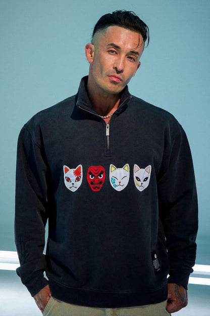 YoungLA - Demon Slayer: Kimetsu no Yaiba - Quarter Zip Sale price$55.00