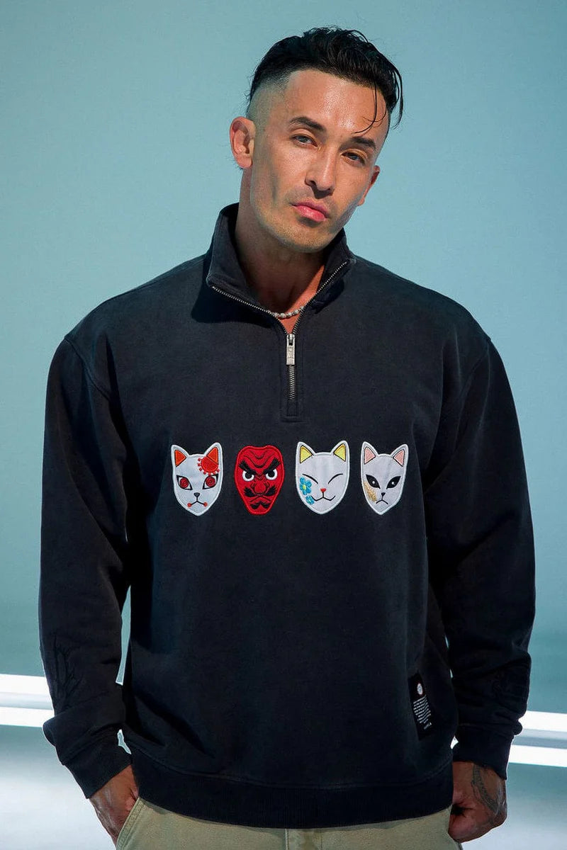 YoungLA - Demon Slayer: Kimetsu no Yaiba - Quarter Zip Sale price$55.00