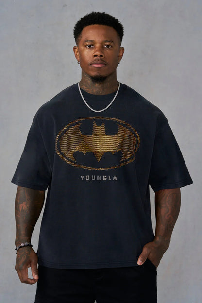 YoungLA - Batman Rhinestone Tees