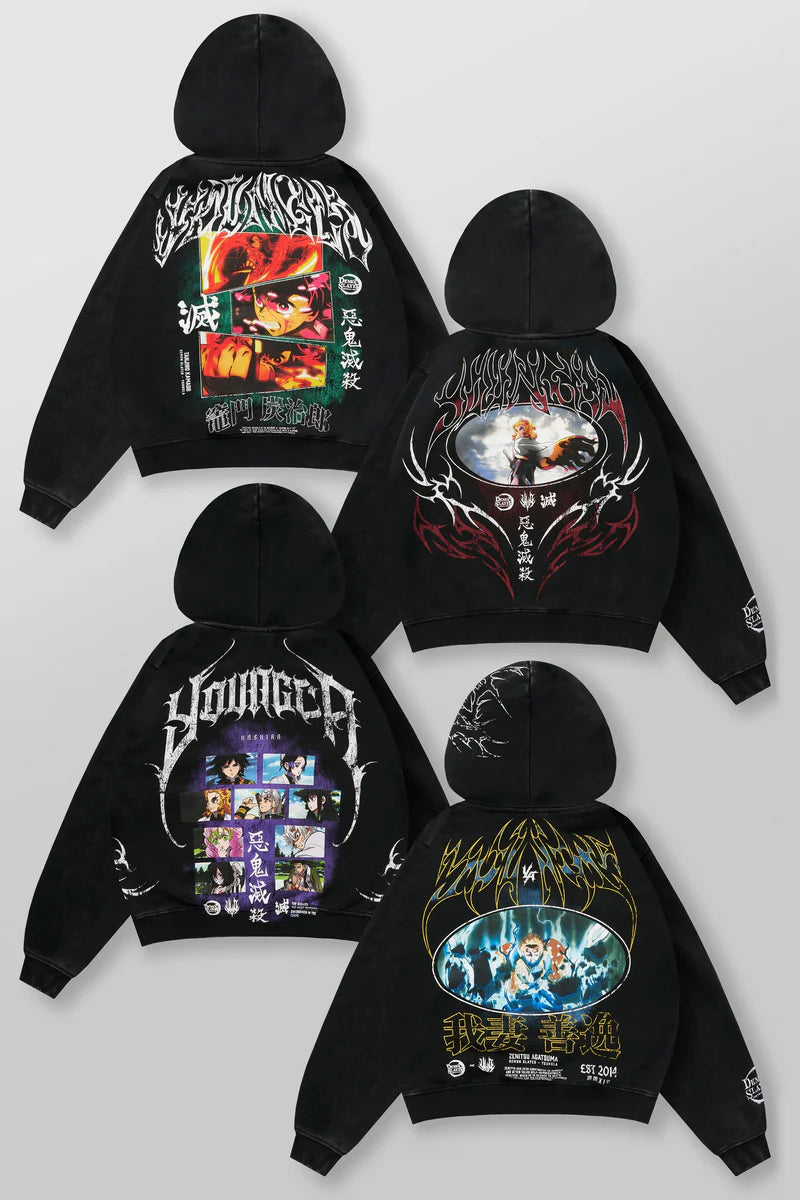 YoungLA - Demon Slayer: Kimetsu no Yaiba - Hoodies