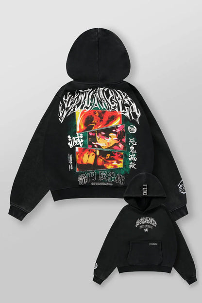 YoungLA - Demon Slayer: Kimetsu no Yaiba - Hoodies