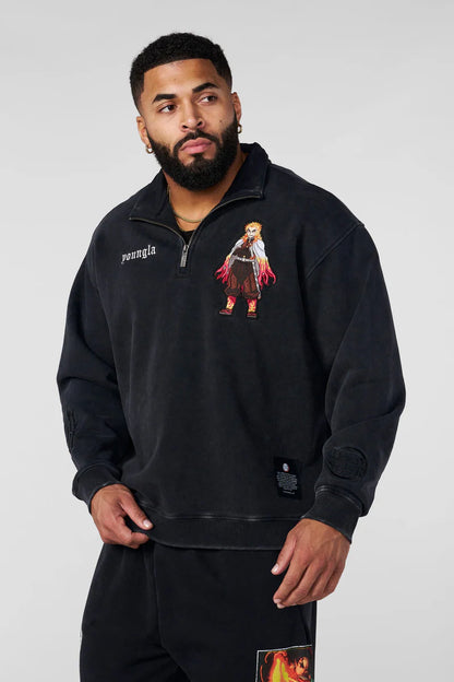 YoungLA - Demon Slayer: Kimetsu no Yaiba - Quarter Zip Sale price$55.00