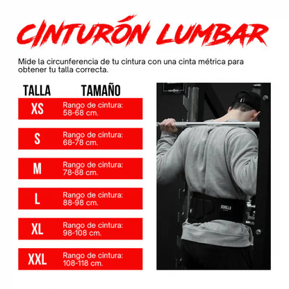 Gorilla Pump - Cinturón Lumbar