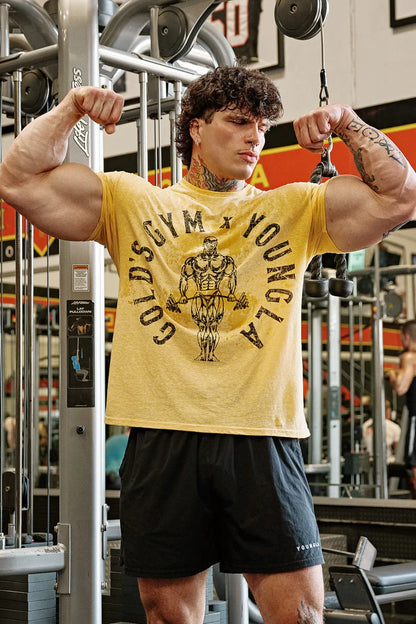 YoungLA - Gold's Gym Heather Tees