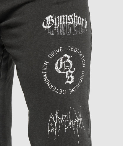 Gymshark - Distressed Graphic Joggers