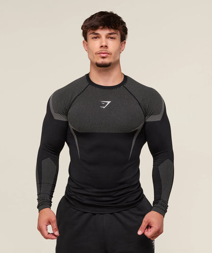 Gymshark - Onyx 5.0 Seamless Long Sleeve T-Shirt