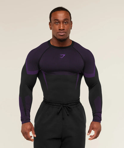 Gymshark - Onyx 5.0 Seamless Long Sleeve T-Shirt
