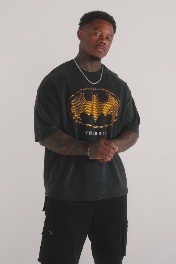 YoungLA - Batman Rhinestone Tees
